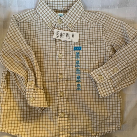 New The Children Place Long Sleeve Shirt Sz 24‎ M - Picture 4 of 4